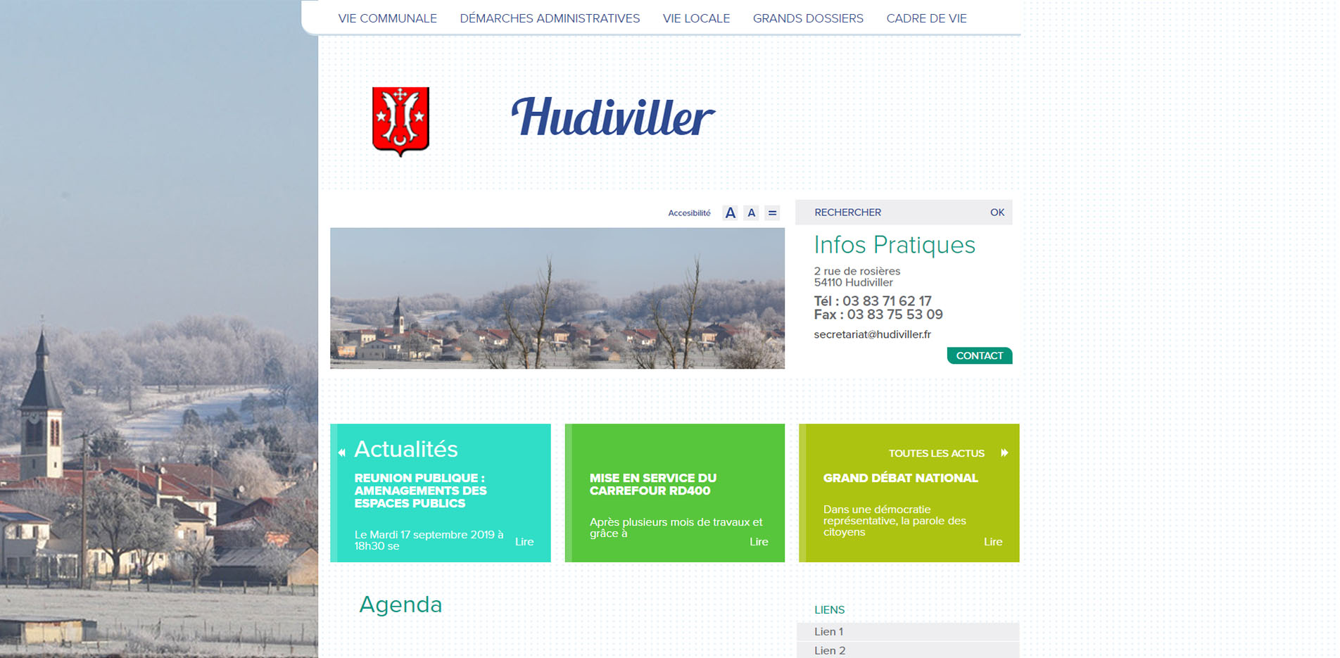 Le mot du maire - Site de la commune de Hudiviller